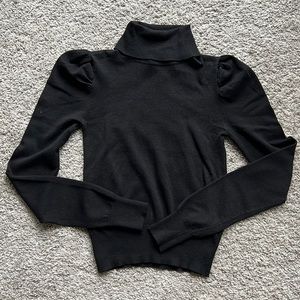 NWOT Peplum Sleeve Turtle Neck WOMENS SIZE SMALL